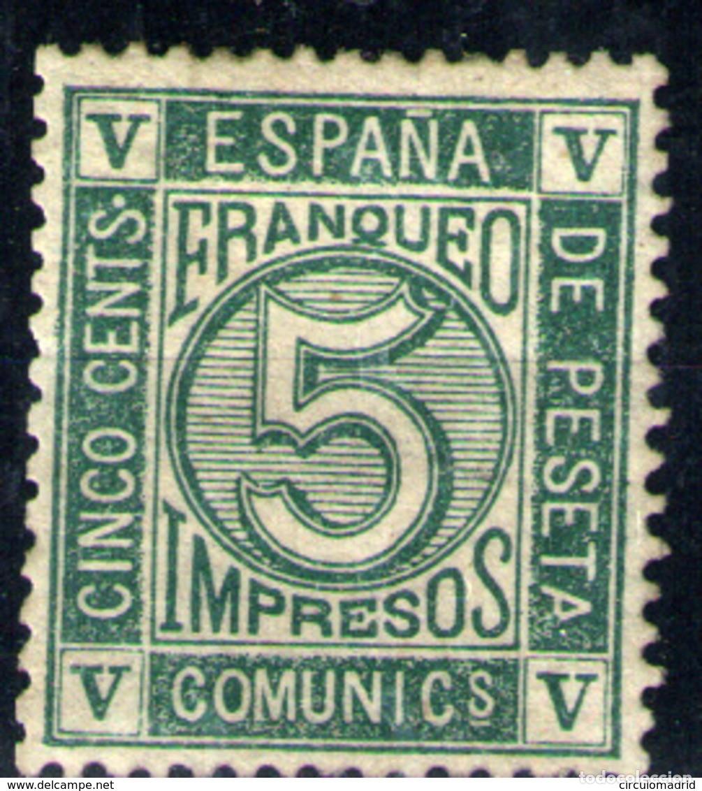 Sellos: Espa&ntilde;a n&ordm; 117. A&ntilde;o 1872 - Foto 1