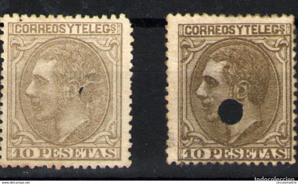 Sellos: Espa&ntilde;a n&ordm; 209T. A&ntilde;o 1879 - Foto 1