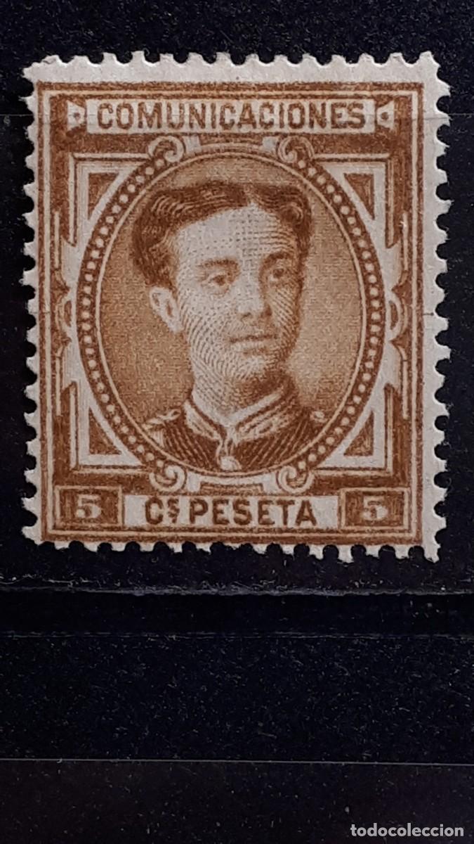 Sellos: ESPA&Ntilde;A. A&Ntilde;O 1876. *. EDIFIL 174. - Foto 1