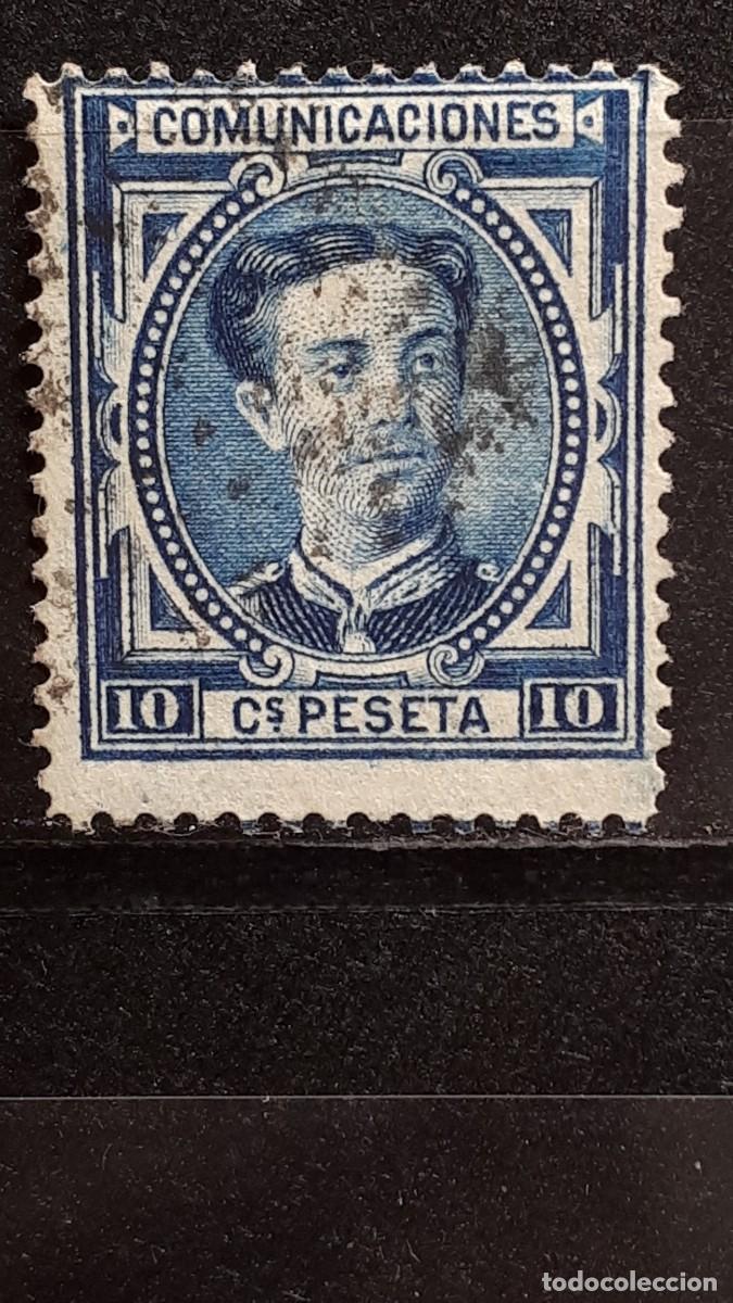 Sellos: ESPA&Ntilde;A. A&Ntilde;O 1876. &deg;. EDIFIL 175 - Foto 1