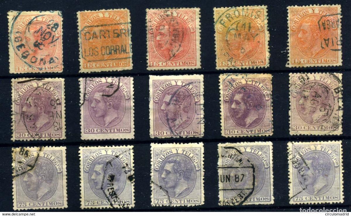 Sellos: Espa&ntilde;a n&ordm; 210/12. A&ntilde;o 1882 - Foto 1