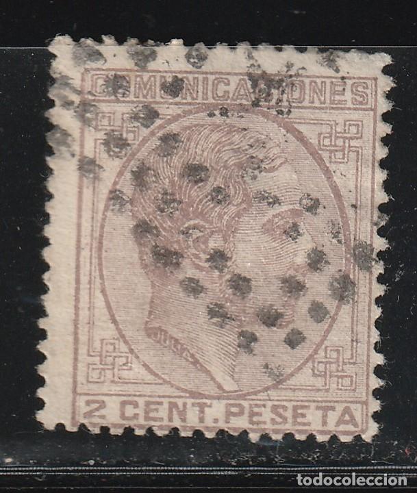 Sellos: EDIFIL 190&ordm; ALFONSO XII 2 C. MALVA - Foto 1