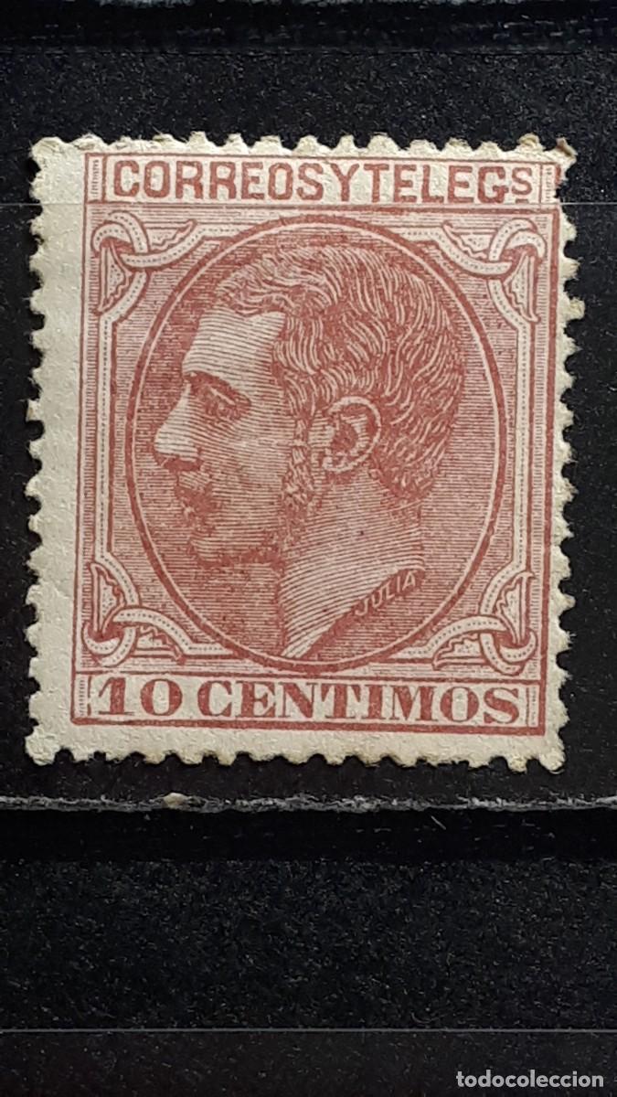 Sellos: ESPA&Ntilde;A. A&Ntilde;O 1879. *. Edifil 202. - Foto 1