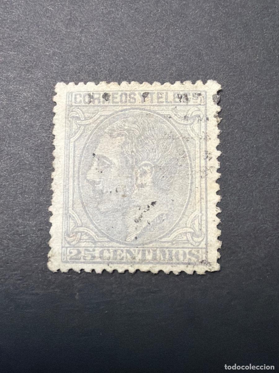Sellos: ESPA&Ntilde;A, 1878. EDIFIL 194. ALFONSO XII. USADO. MAT. A PLUMA