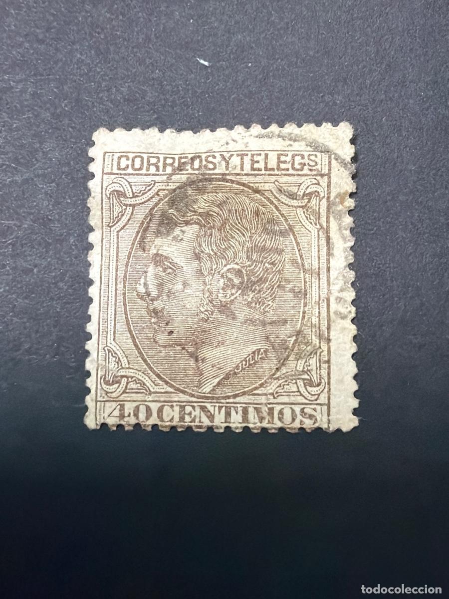 Sellos: ESPA&Ntilde;A, 1879. EDIFIL 205. ALFONSO XII. USADO. MAT. A PLUMA