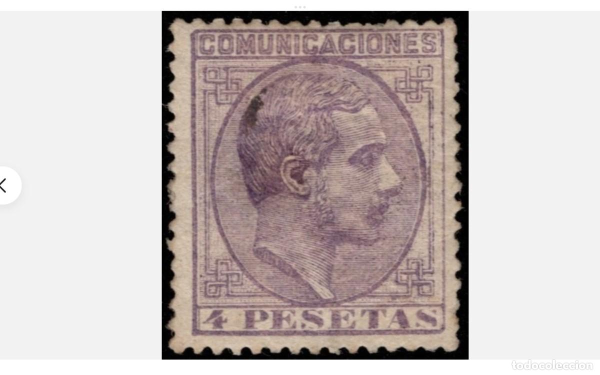 Francobolli: ESPA&Ntilde;A -1878 - ALFONSO XII - EDIFIL 198 - MH* - NUEVO - CENTRADO- VALOR CAT. 355&euro;