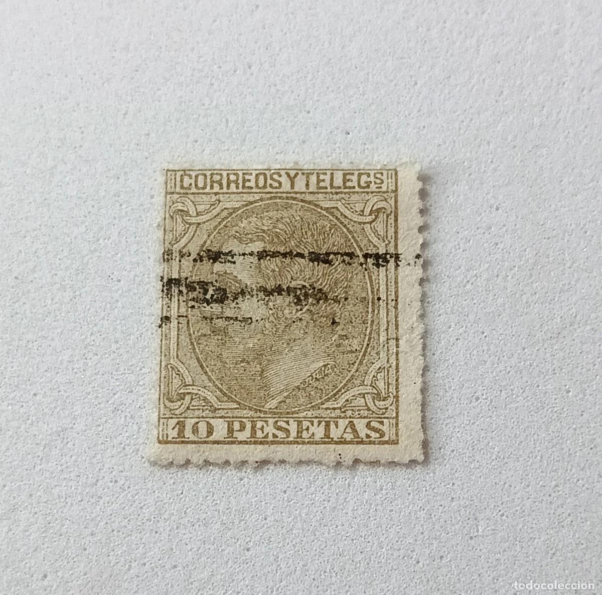 Sellos: sellos Espa&ntilde;a 1879, Edifil 209 barrado