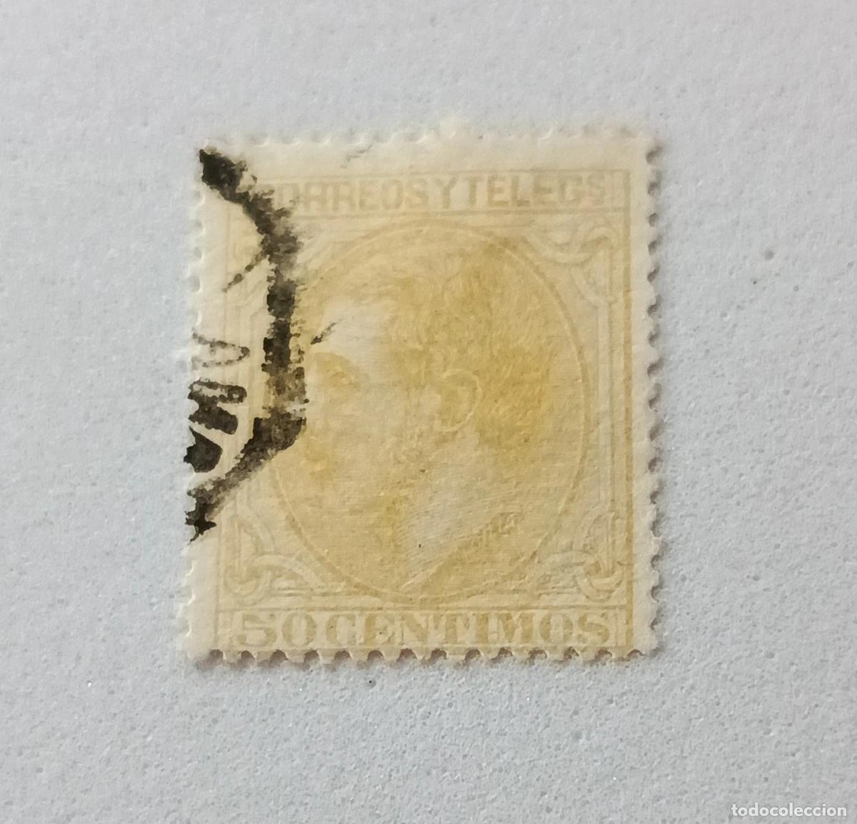 Sellos: sellos Espa&ntilde;a 1879, Edifil 206 usado