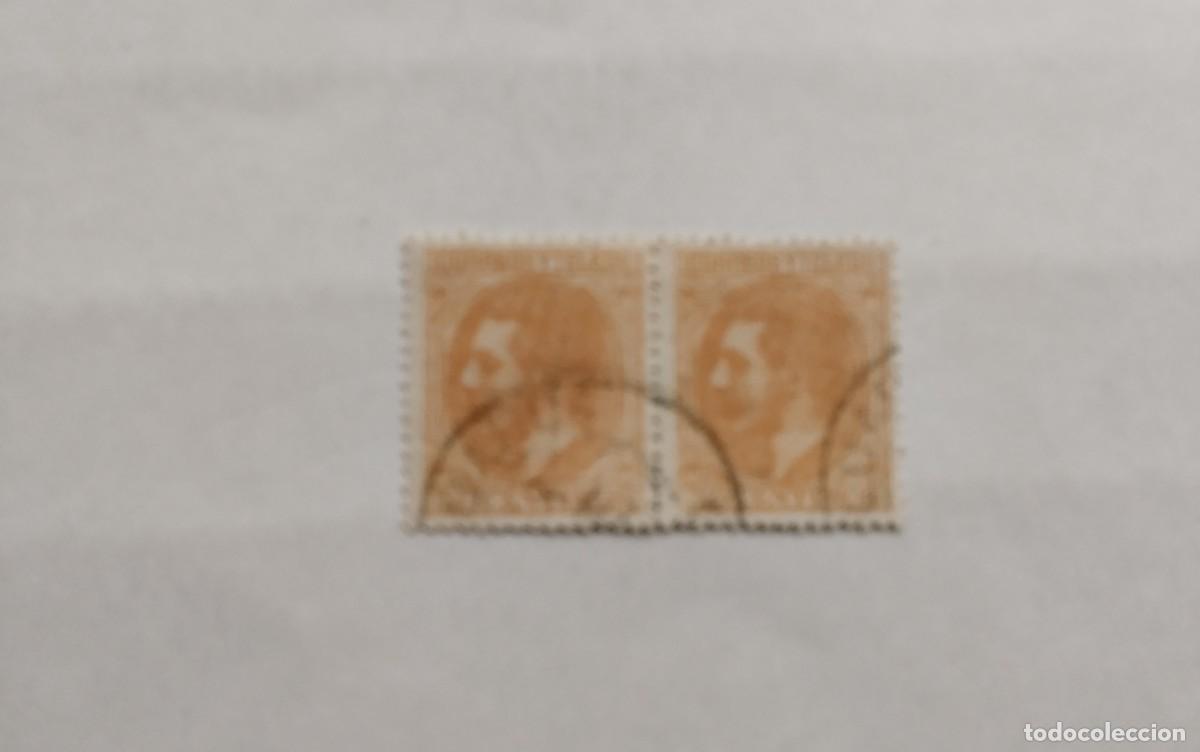 Stamps: ESPA&Ntilde;A - 1879 - ALFONSO XII - EDIFIL 206 - PAREJA - CENTRADOS