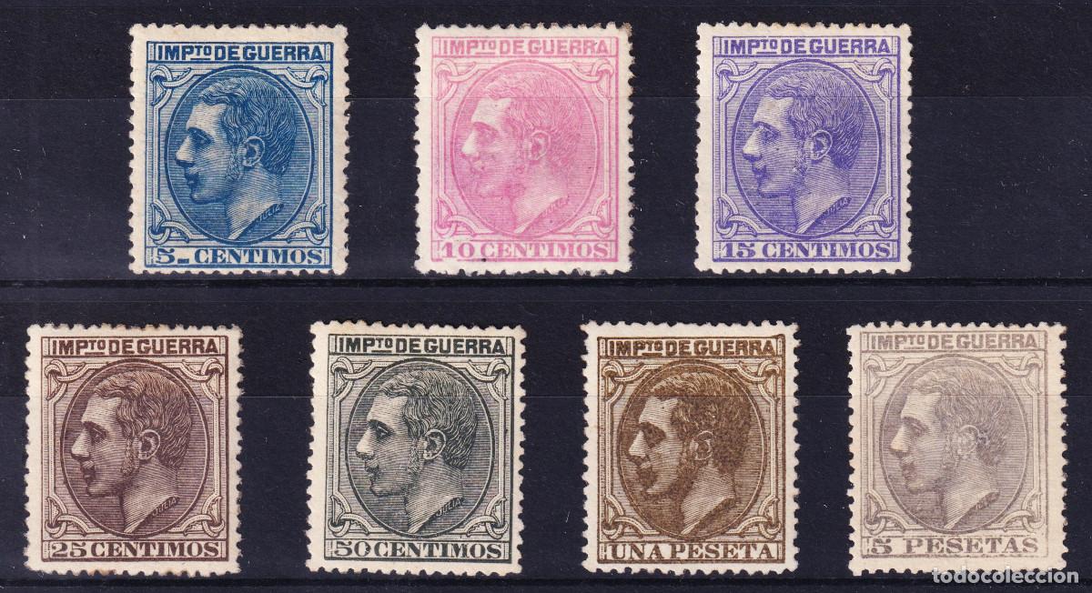 Sellos: ESPA&Ntilde;A ALFONSO XII * NE4/NE10 NO EXPENDIDOS - A&Ntilde;O 1879 - MH - LUJO