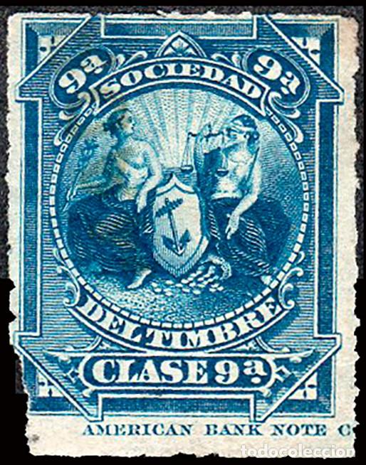 Sellos: Espa&ntilde;a - Fiscales - Sociedad Timbre - Alemany (*) 59 - 1878