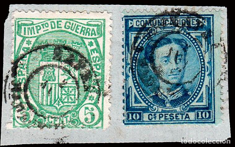 Sellos: Badajoz - Edi o 175+154 - Fragmento Mat Fech. Tp. II &rdquo;Zafra&rdquo;
