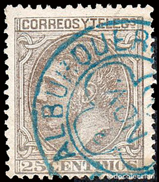 Sellos: Badajoz - Edi o 204 - Mat Tr&eacute;bol azul &rdquo;Alburquerque&rdquo;