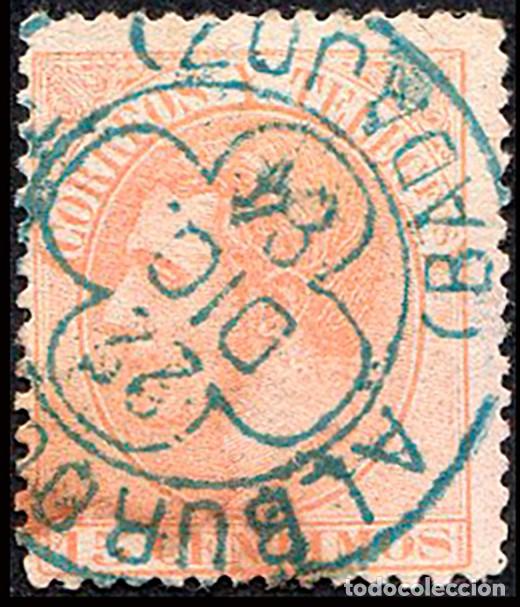 Sellos: Badajoz - Edi o 210 - Mat Tr&eacute;bol azul &rdquo;Alburquerque&rdquo;