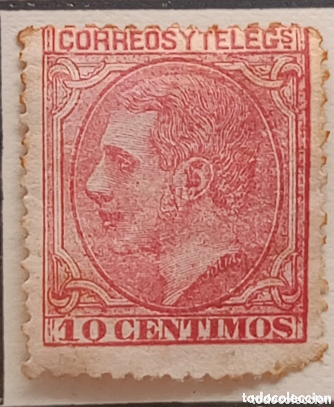 Francobolli: Sello Espa&ntilde;a 1879, Alfonso XII, 10c. rosa