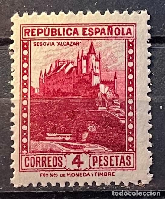Sellos: 1936 Monumentos,centrado,goma,color,MNH**