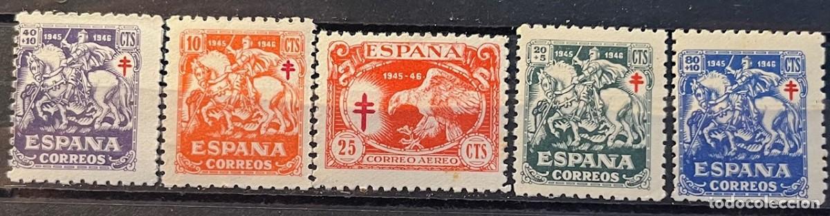 Sellos: 1945 pro tuberculosis,centrados,goma,MNH**