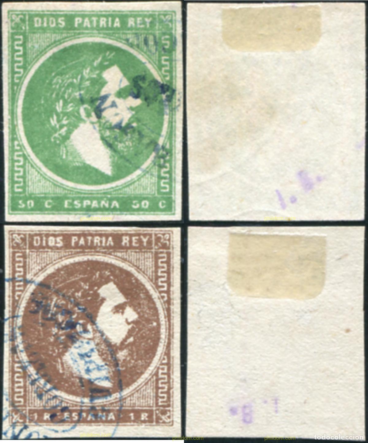 Briefmarken: 788313 USED ESPA&Ntilde;A 1875 CARLOS VII