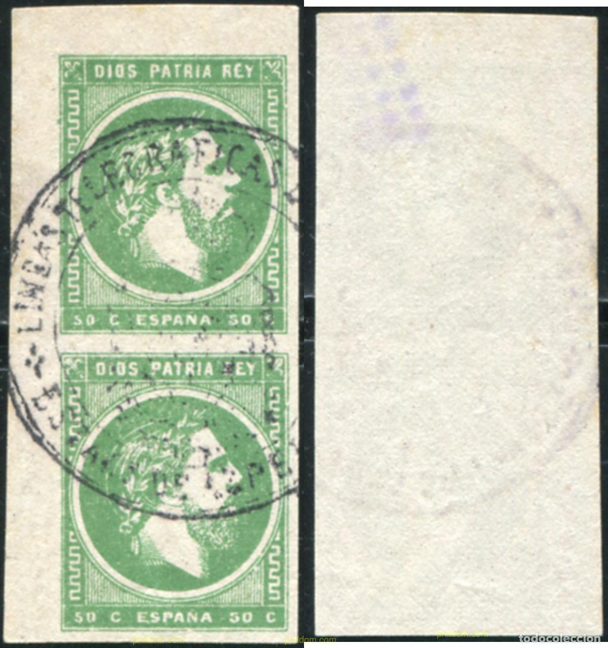 Sellos: 788315 USED ESPA&Ntilde;A 1875 CARLOS VII