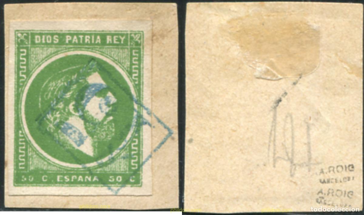 Timbres: 788319 USED ESPA&Ntilde;A 1875 CARLOS VII