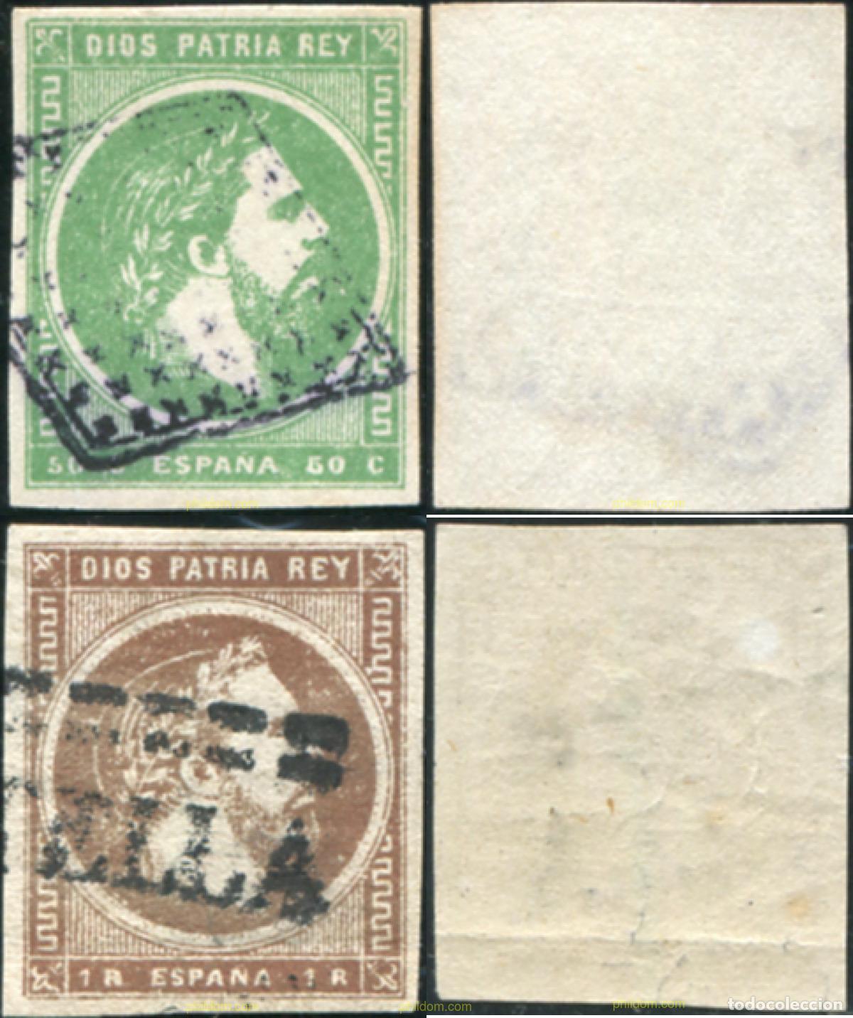 Sellos: 788326 USED ESPA&Ntilde;A 1875 CARLOS VII