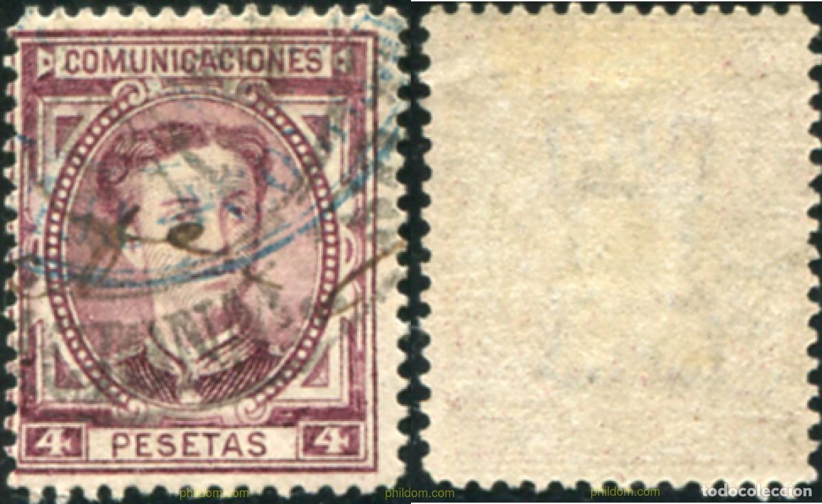 Sellos: 788340 USED ESPA&Ntilde;A 1876 CORONA REAL Y ALFONSO XII