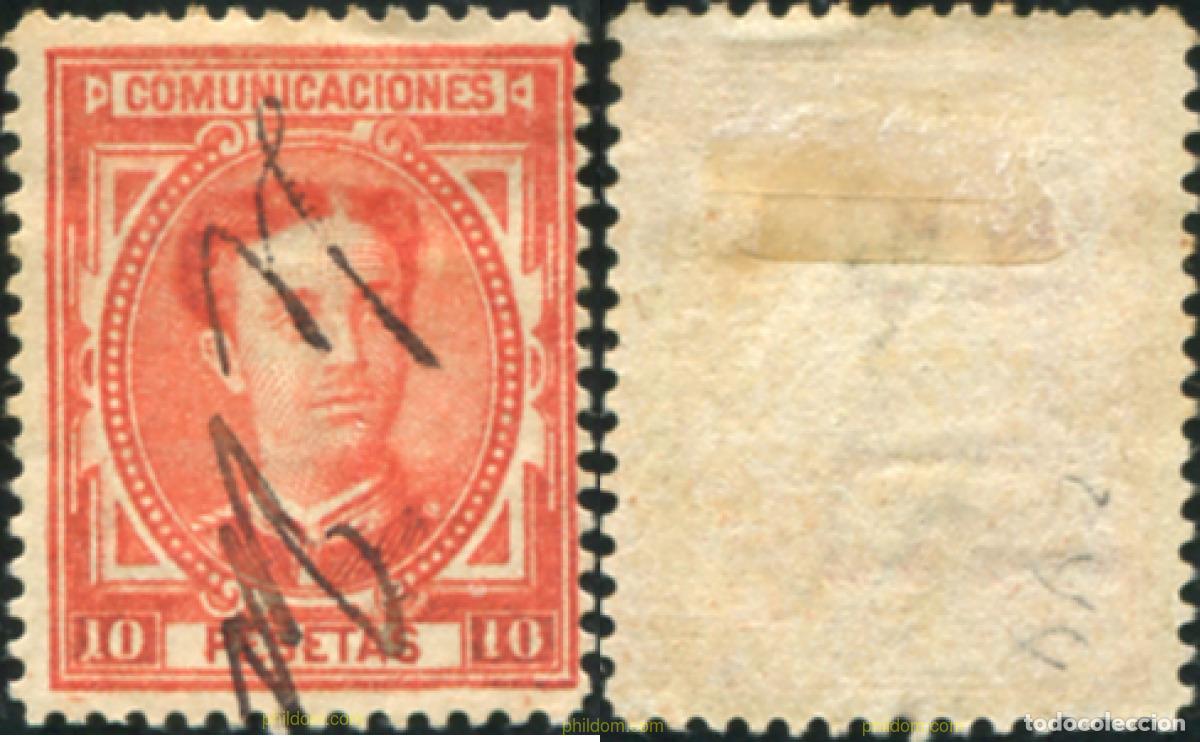 Sellos: 788346 USED ESPA&Ntilde;A 1876 CORONA REAL Y ALFONSO XII