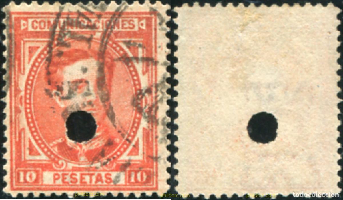 Sellos: 788347 USED ESPA&Ntilde;A 1876 CORONA REAL Y ALFONSO XII