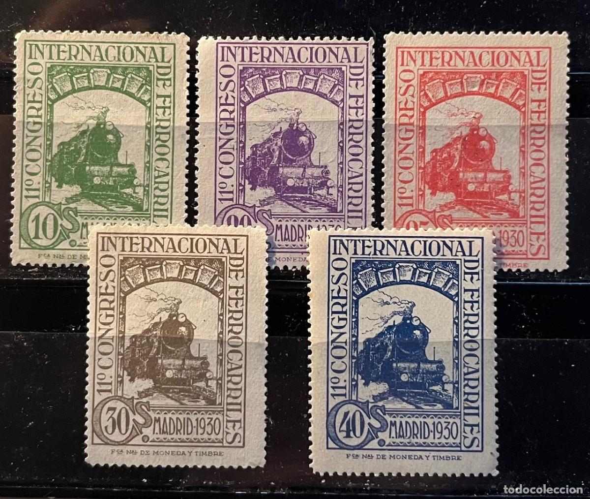 Sellos: 1926 ferrocarriles,MNH**3 sin goma,cetrados,numerados,autenticos