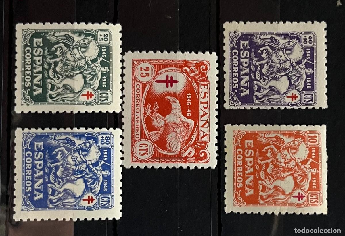 Sellos: 1945 pro tuberculosis,centrados,goma,MNH**