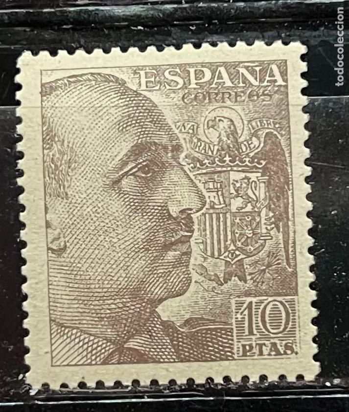 Stamps: 1945 Franco cid MN** centrado goma