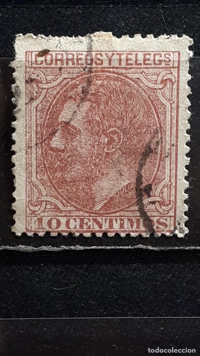 Sellos: ESPA&Ntilde;A. A&Ntilde;O 1879. &deg;. EDIFIL 202 - Foto 1