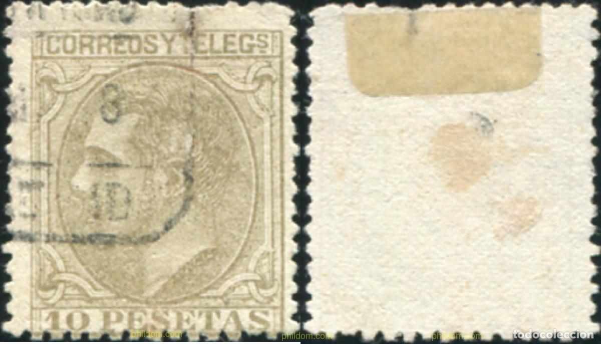 Sellos: 788390 USED ESPA&Ntilde;A 1879 ALFONSO XII