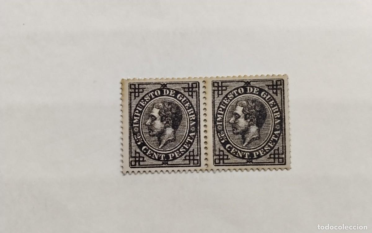 Stamps: ESPA&Ntilde;A - 1876 - ALFONSO XII - EDIFIL 185 - PAREJA - MNH** - NUEVOS