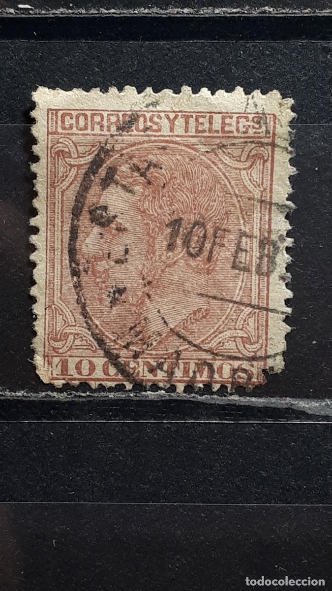 Sellos: ESPA&Ntilde;A. A&Ntilde;O 1879. &deg;. EDIFIL 202 - Foto 1