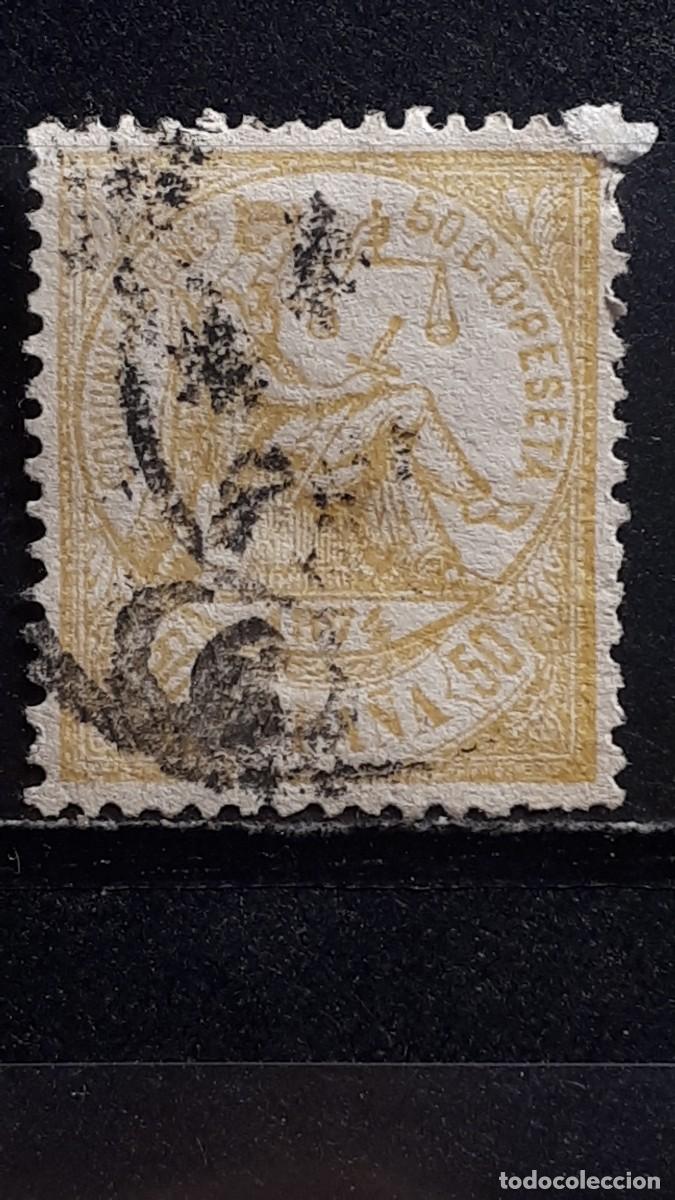 Sellos: ESPA&Ntilde;A. 1874. &deg;. EDIFIL 149