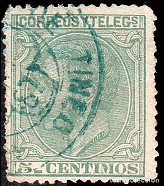 Sellos: Asturias - Edi o 201 - Mat Tr&eacute;bol azul &rdquo;Cangas de Tineo&rdquo;