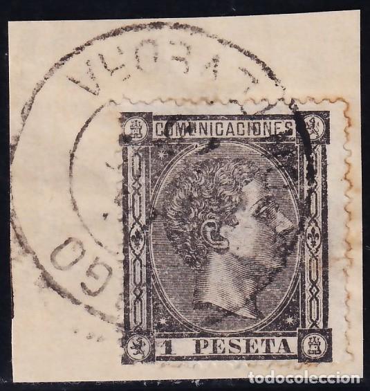 Sellos: ESPA&Ntilde;A, 1875 EDIFIL N&ordm; 169, 1 pts. negro