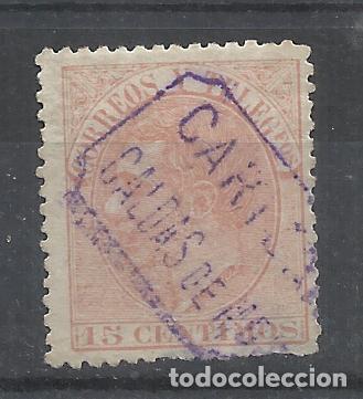 Stamps: alfonso XII CARTERIA CALDES DE MALAVELLA GIRONA GERONA