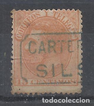 Stamps: alfonso XII CARTERIA SILS GIRONA GERONA