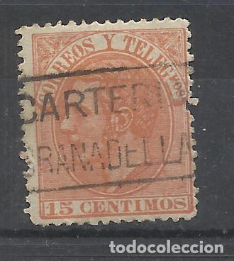 Stamps: alfonso XII CARTERIA GRANADELLA LLEIDA LERIDA