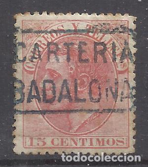 Sellos: alfonso XII CARTERIA BADALONA BARCELONA