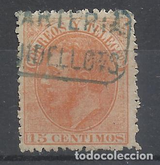 Sellos: alfonso XII CARTERIA RIUDELLOTS DE LA SELVA GIRONA GERONA
