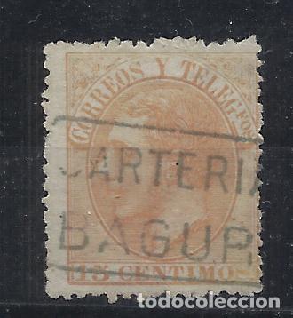 Sellos: alfonso XII CARTERIA BAGUR GIRONA GERONA