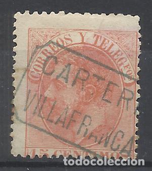 Sellos: alfonso XII CARTERIA VILAFRANCA DEL PENEDES BARCELONA