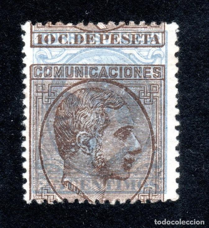 Sellos: EDIFIL 194 ALFONSO XII 1878 (VARIEDAD..DOBLE IMPRESI&Oacute;N/MACULATURA).