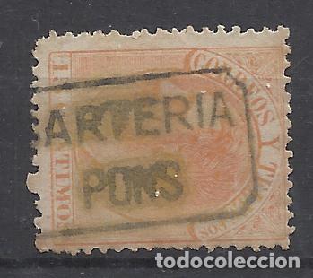 Sellos: alfonso XII EDIFIL 210 CARTERIA PONTS LLEIDA LERIDA