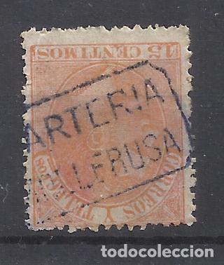 Sellos: alfonso XII EDIFIL 210 CARTERIA MOLLERUSA LLEIDA LERIDA