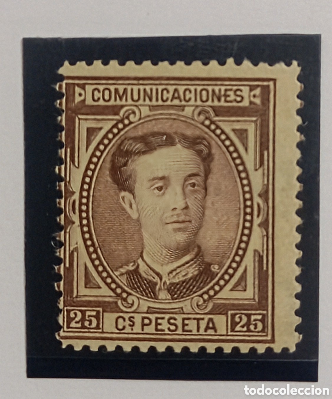 Sellos: Sello Alfonso XII 25 Cts 1876 - Ed.177 - Nuevo.