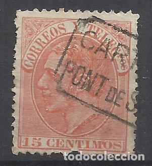 Sellos: alfonso XII EDIFIL 210 CARTERIA PONT DE SUERT LLEIDA LERIDA